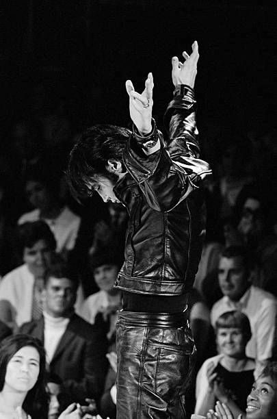 Elvis Presley performing at NBC Studios in Burbank