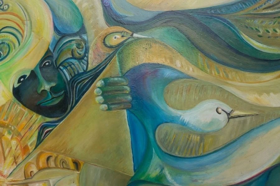A Touch of Pollen, Detail. Peter Goode 1994.